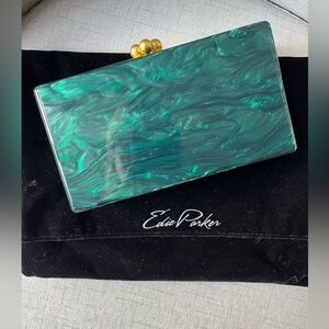 Edie Parker plastic bag. New, never worn.